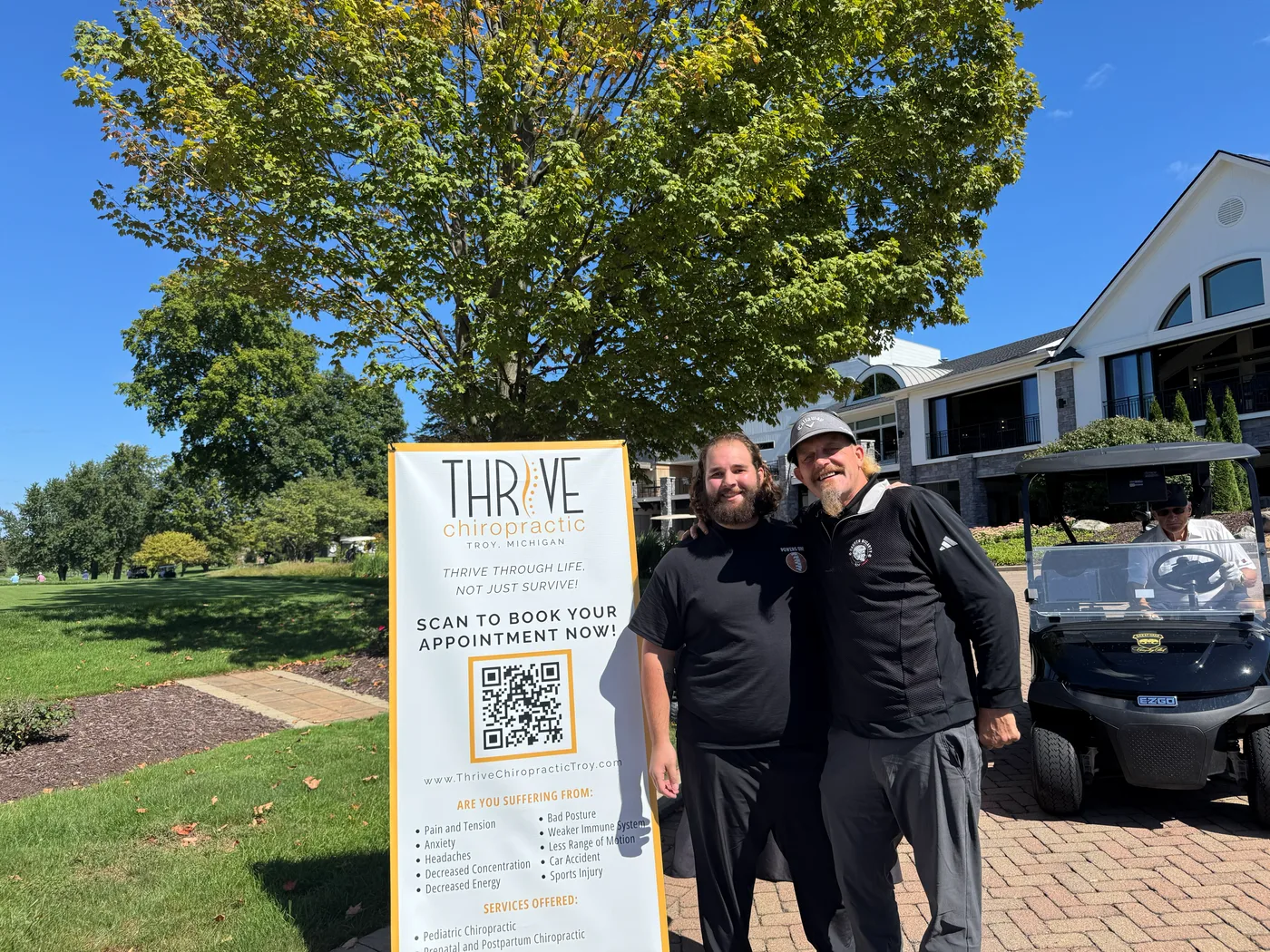 The Thrive Chiropractic team out in the Troy community
